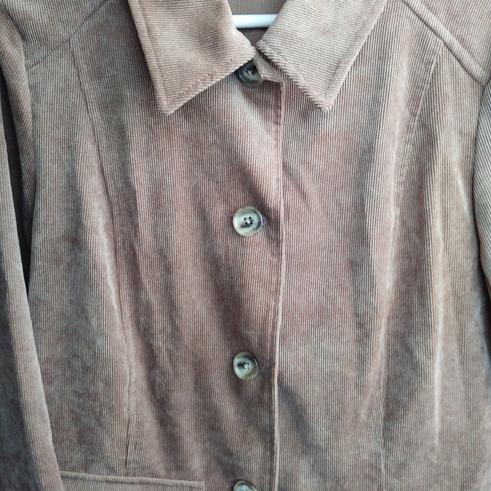 Kim Rogers women's blazer jacket color brown size 10 - Picture 4 of 8